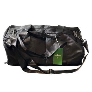 NWT Halara Zipper Duffle Gym Bag Athleisure Black